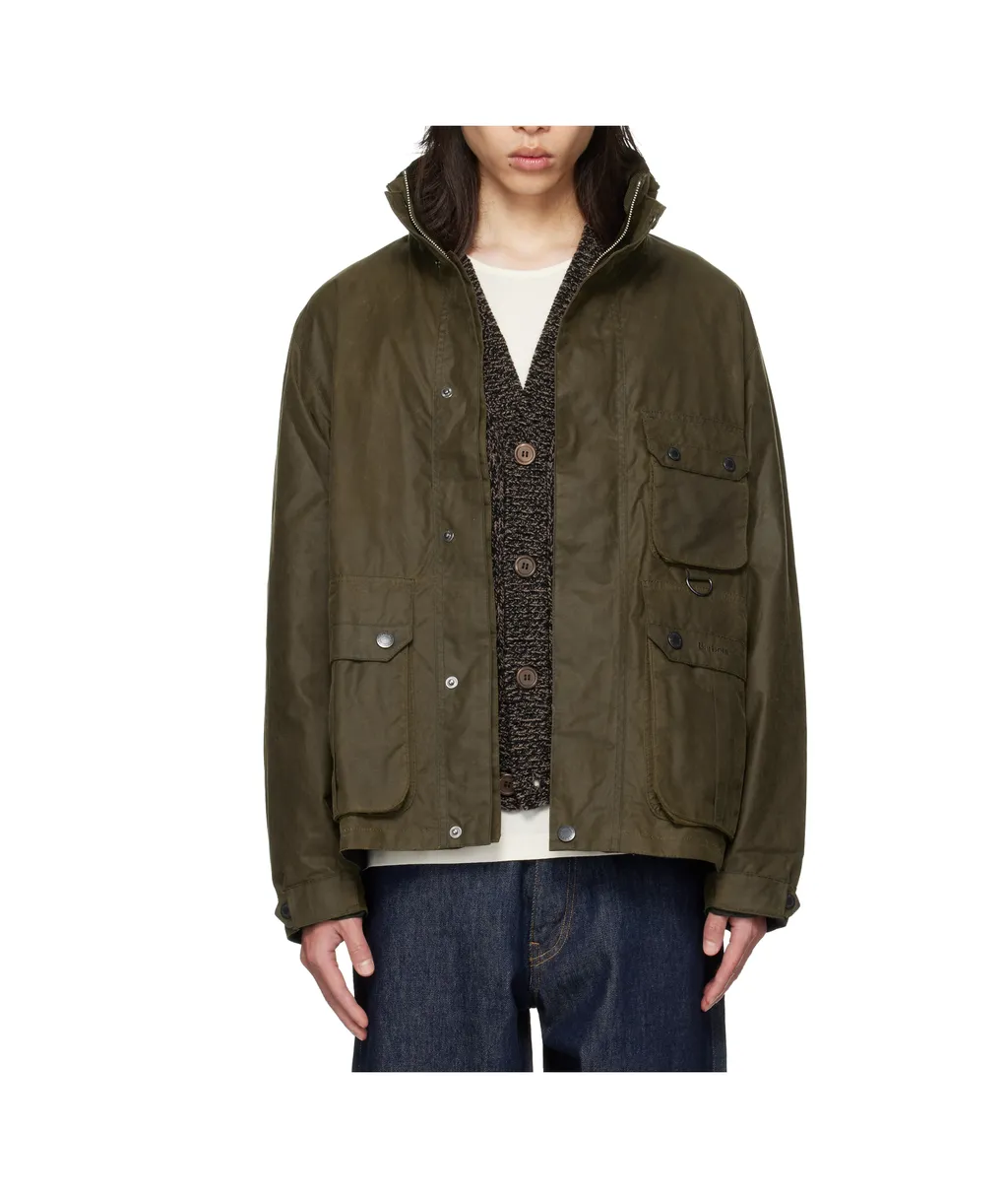 Re-Engineered Utility Bedale Batik Jacket