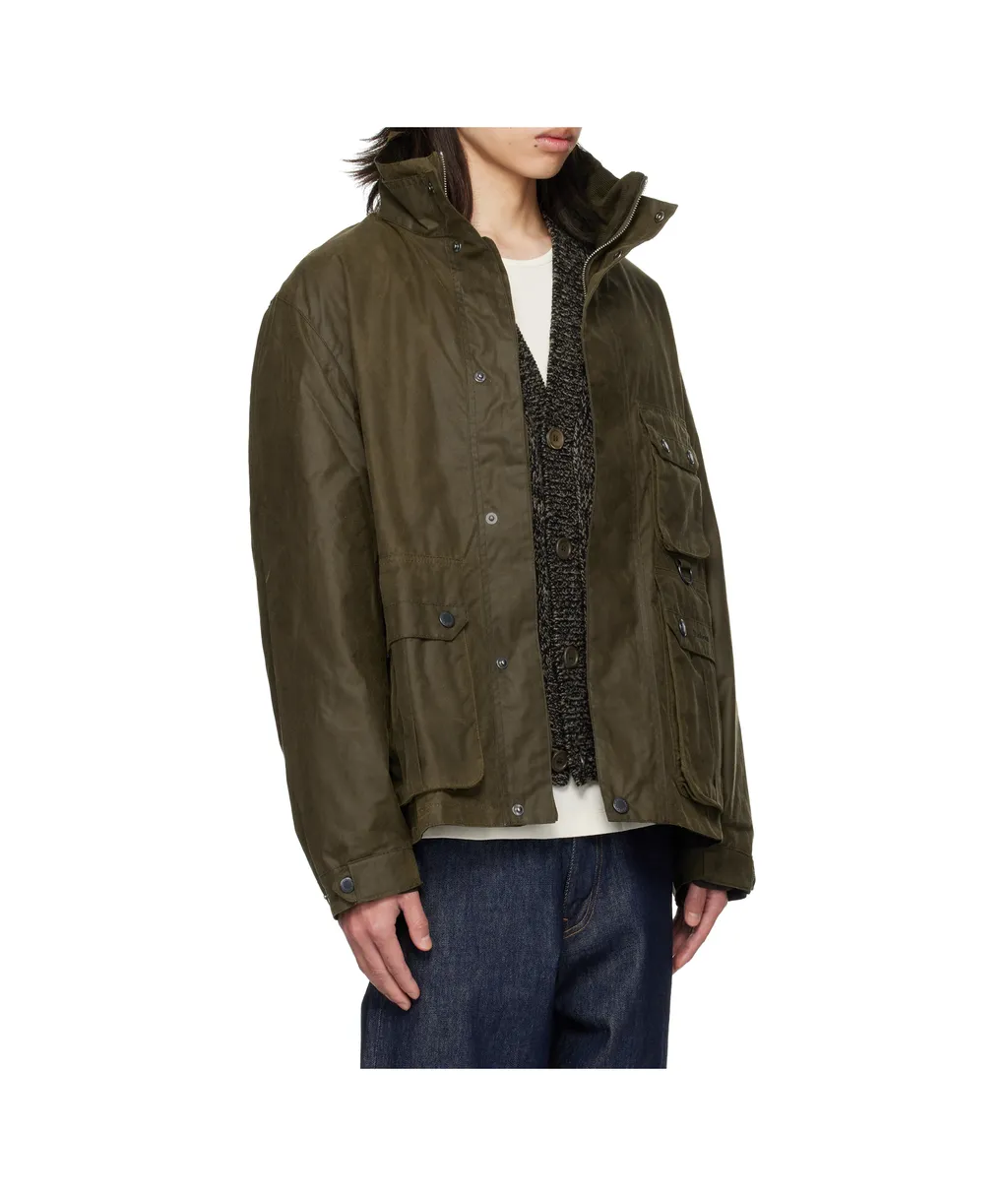 Re-Engineered Utility Bedale Batik Jacket