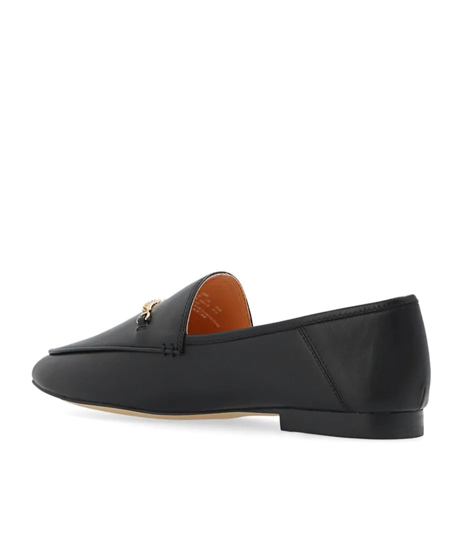 Hannah Chain-Strap Leather Loafers