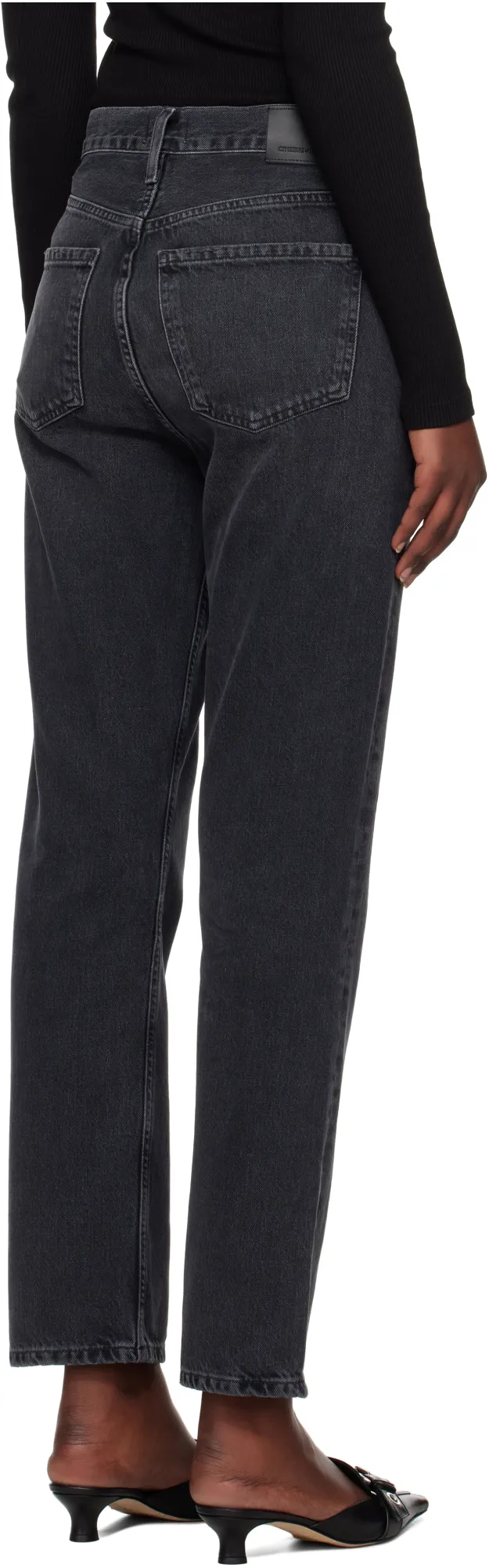 High Waist Straight Jeans
