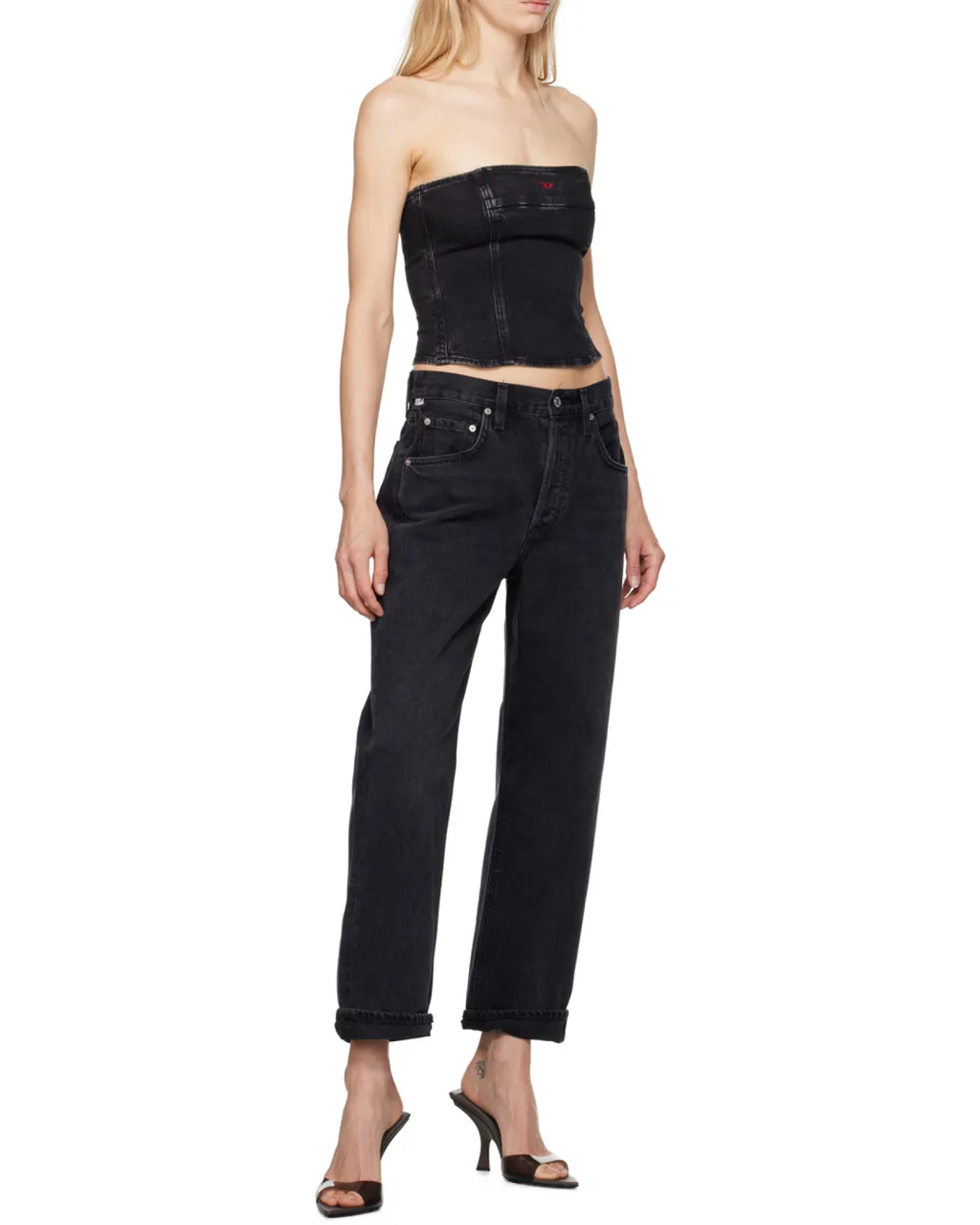 Dahlia Bow Leg Jeans