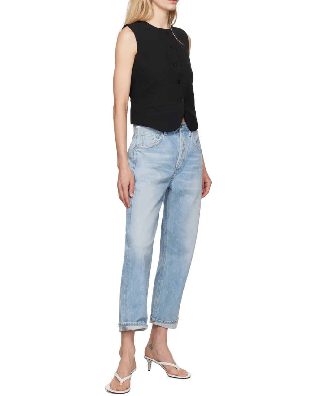 Dahlia Mid-Rise Cropped Jeans