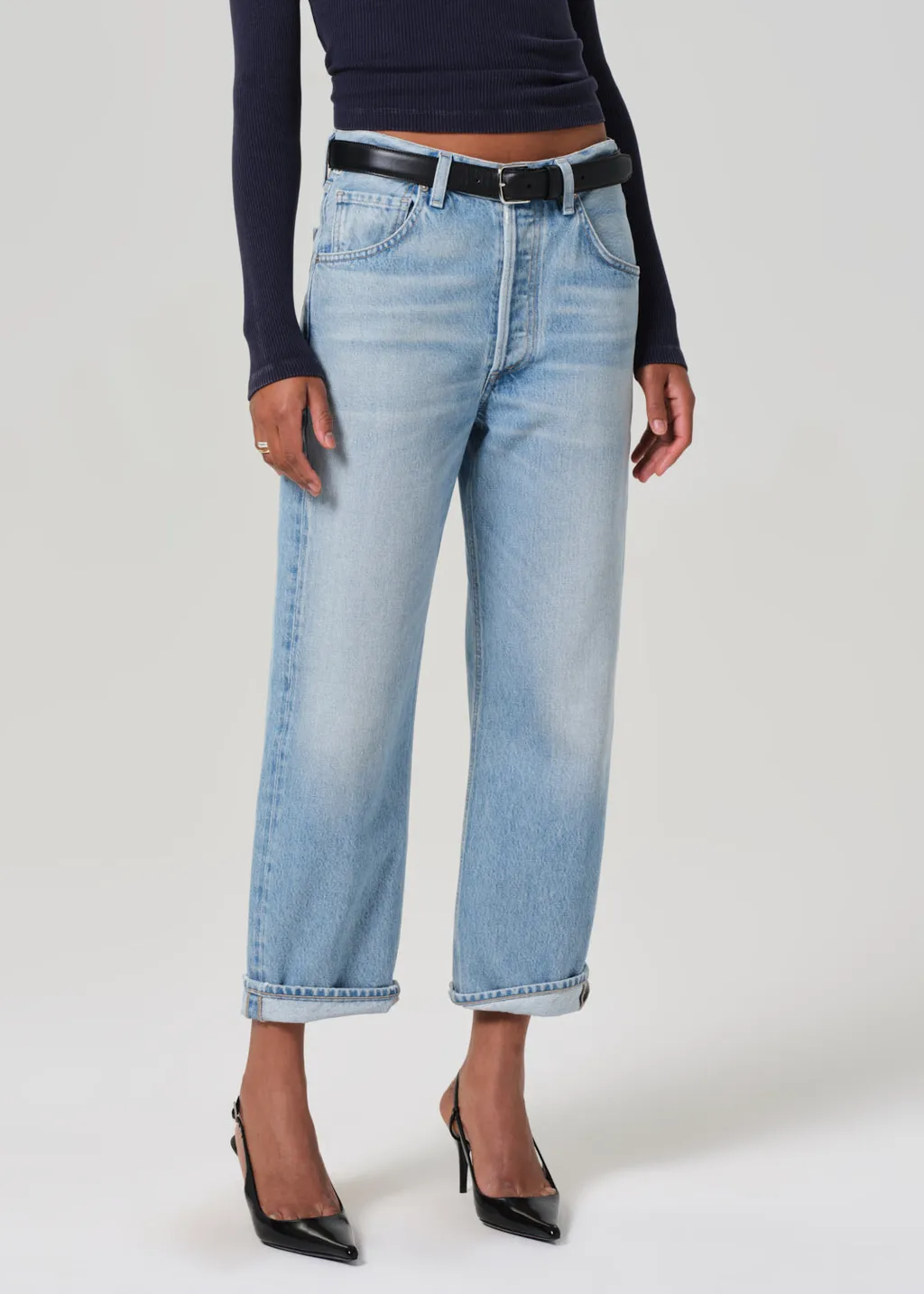 Dahlia Mid-Rise Cropped Jeans