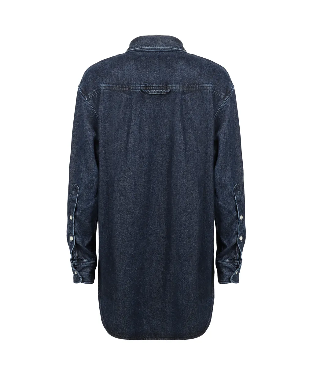 Kayla Denim Button-Up Shirt