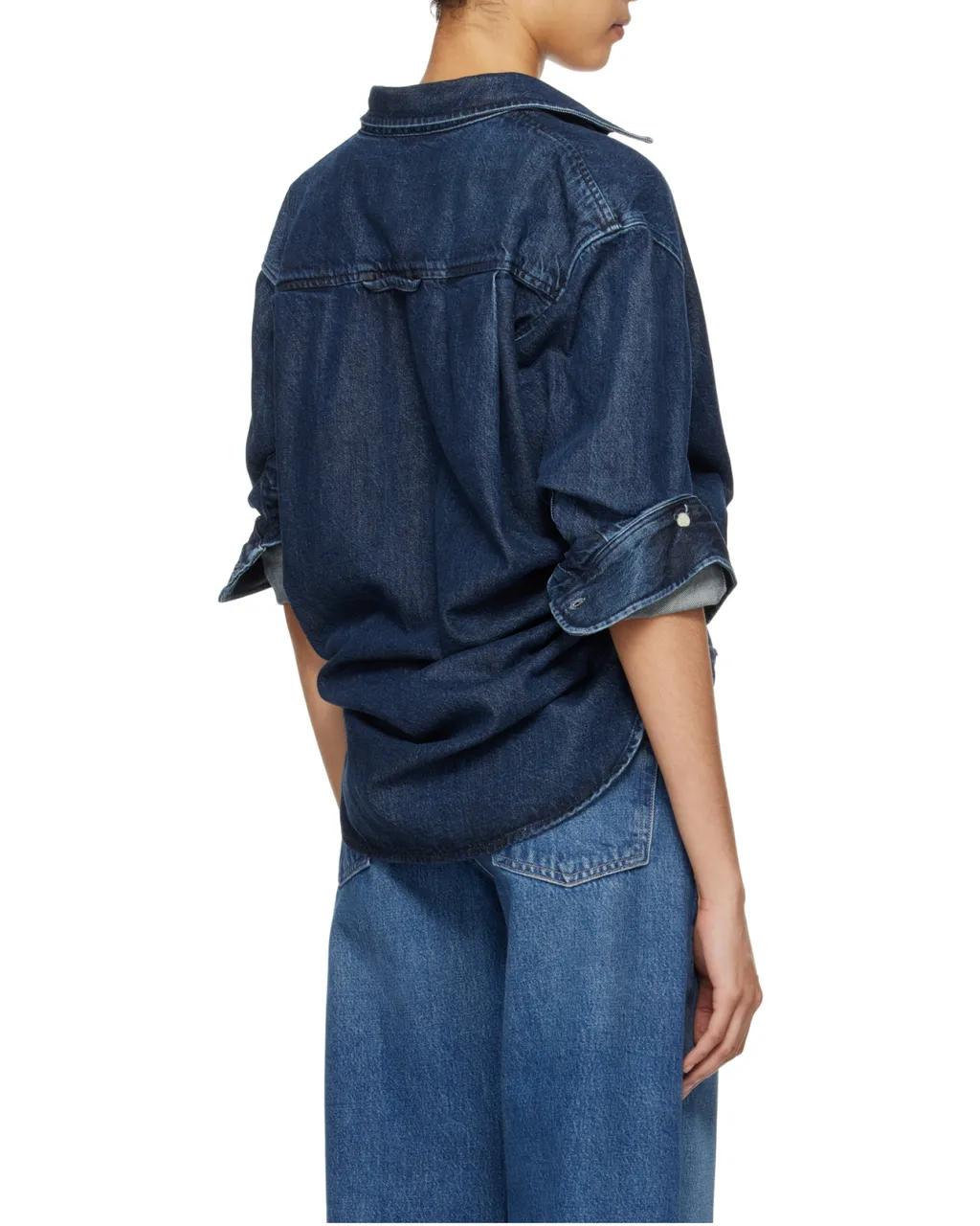 Kayla Denim Button-Up Shirt