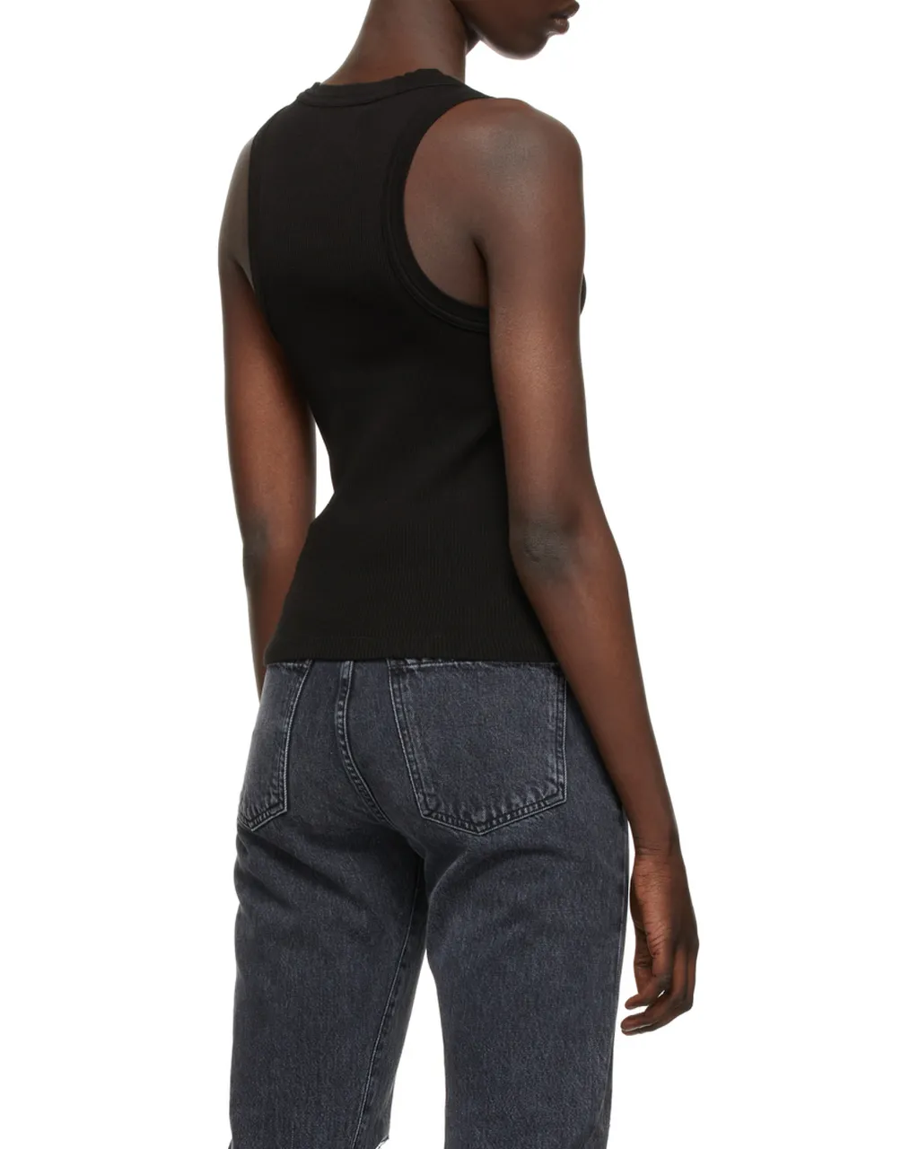 Sleeveless Ribbed Top