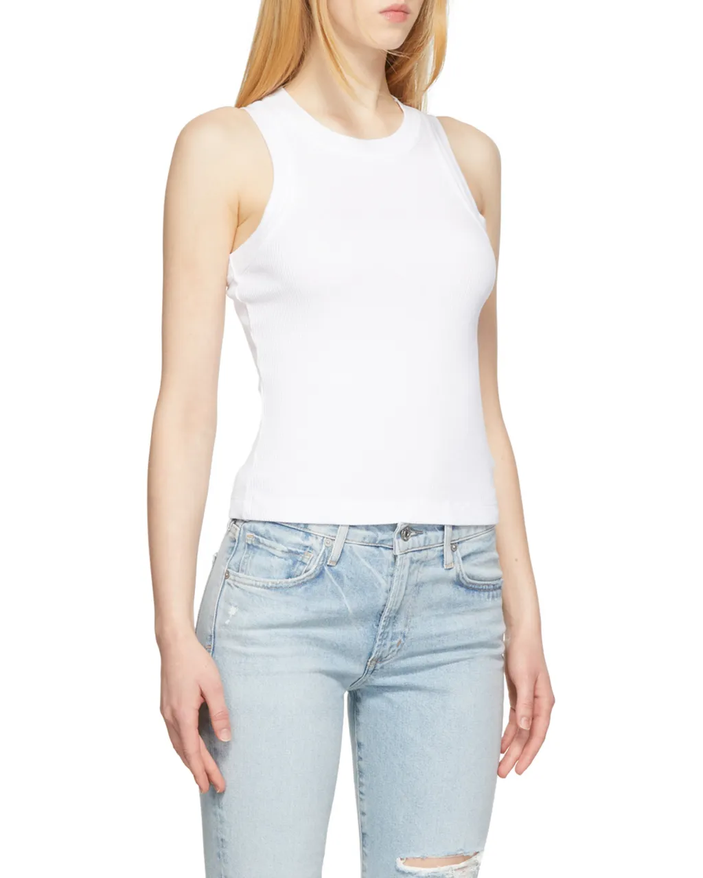 Sleeveless Ribbed Top