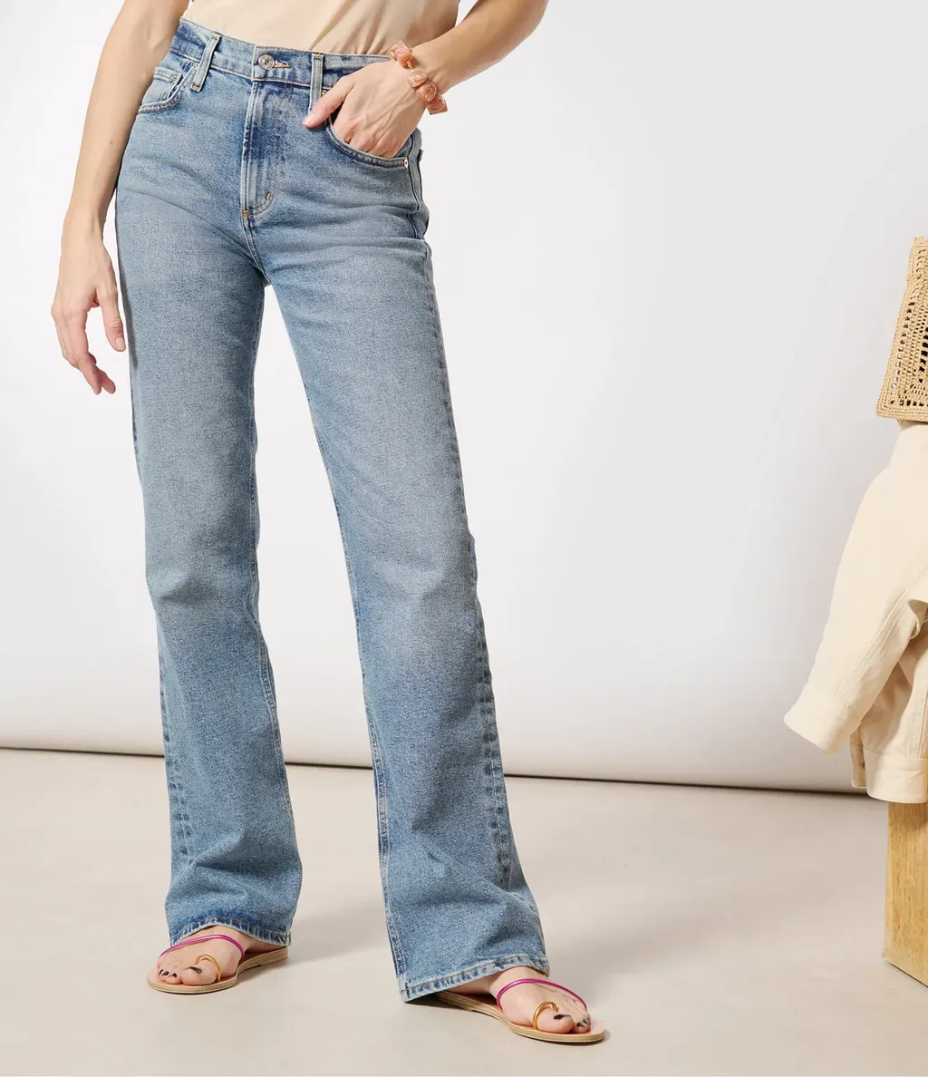Vidia High Rise Flare Jeans