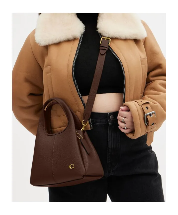 Lana 23 Logo Plaque Shoulder Bag
