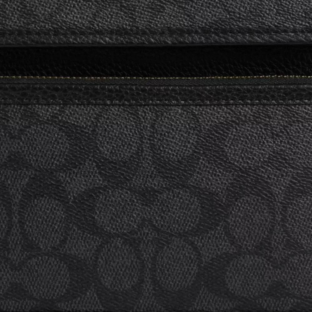 Sullivan's Signature Canvas Clamshell Crossbody Bag