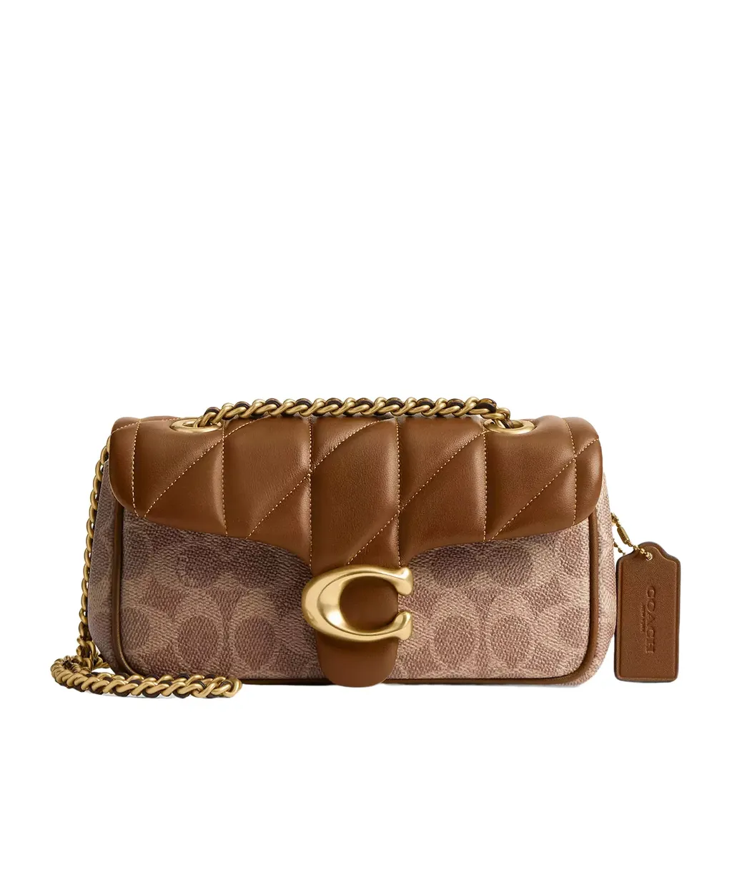 Quilted Tabby Foldover Shoulder Bag