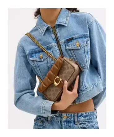 Quilted Tabby Foldover Shoulder Bag