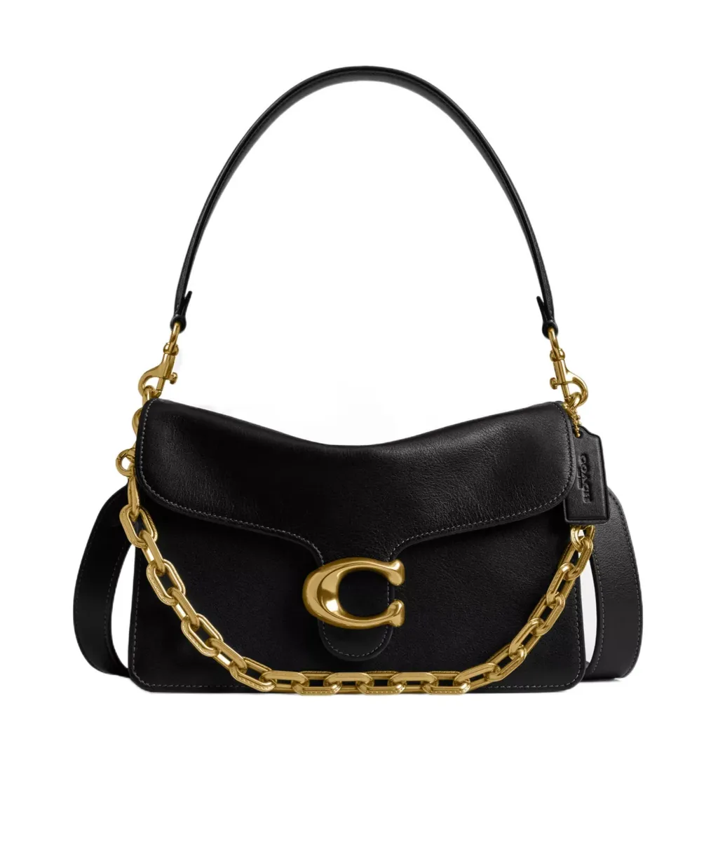 Logo Detailed Fold-Over Shoulder Bag