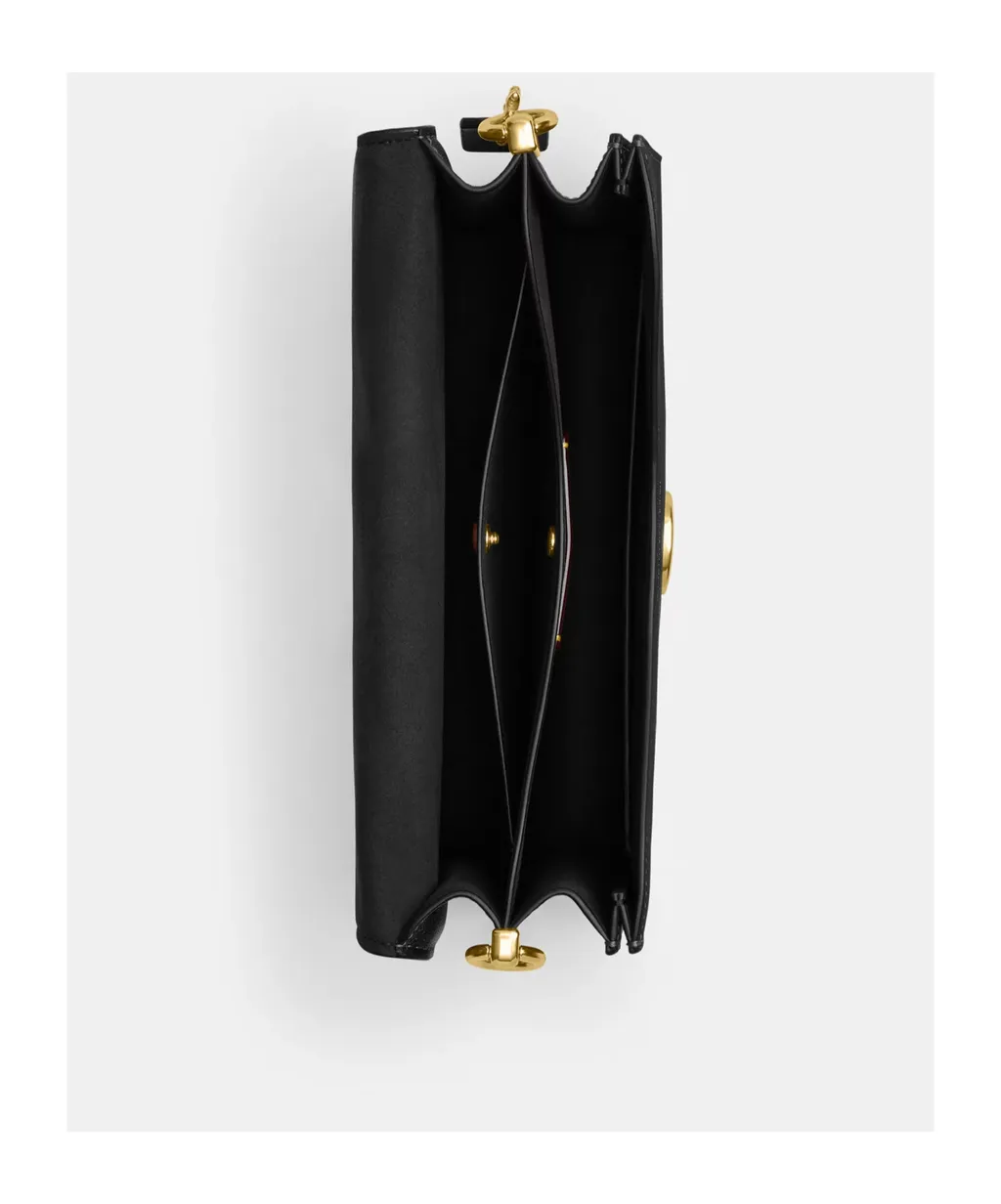 Logo Detailed Fold-Over Shoulder Bag