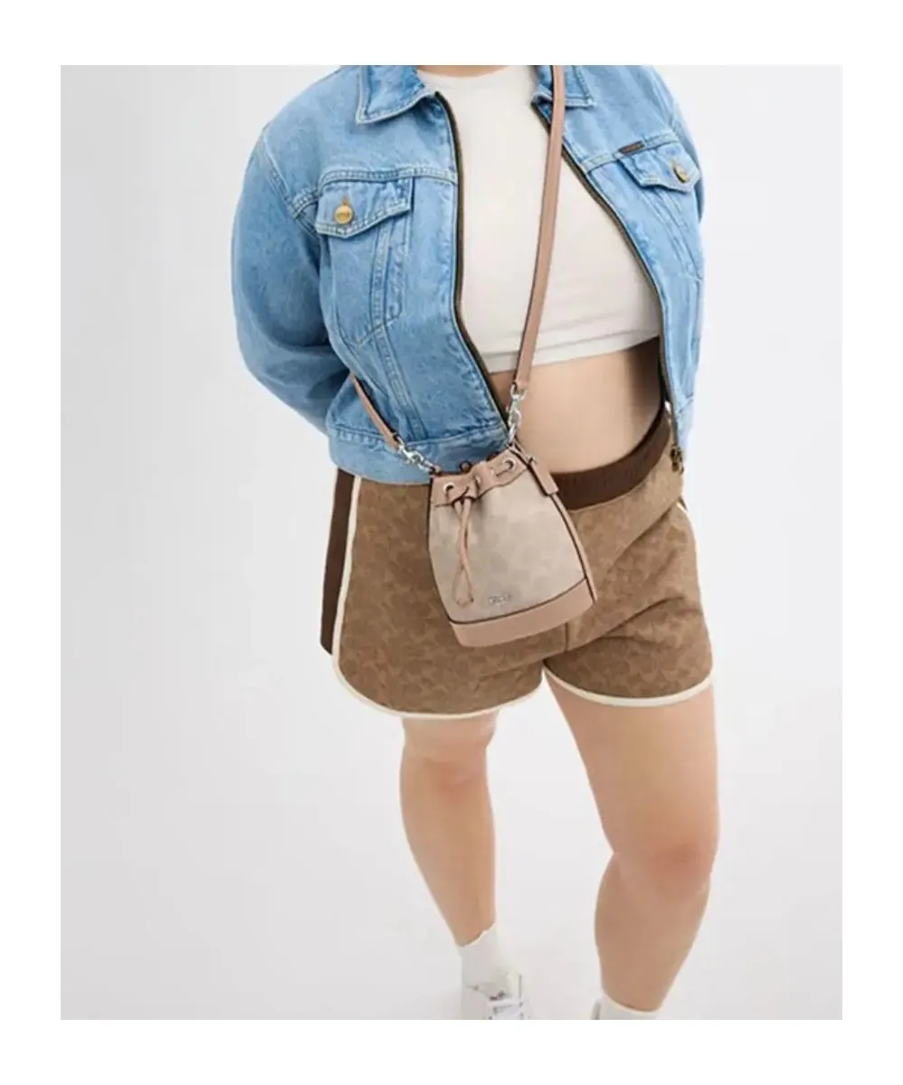 Classic Canvas Mini Bucket Bag