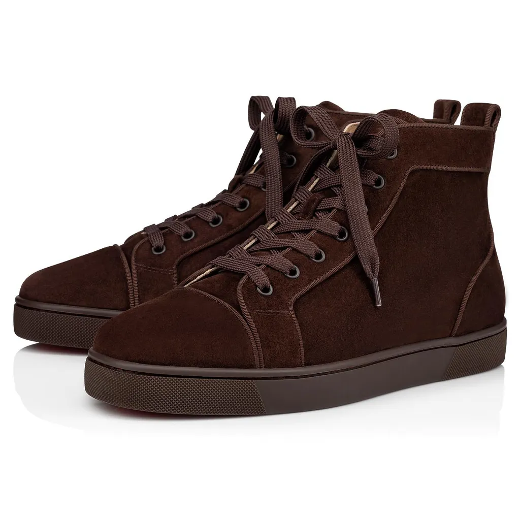 High-Top Lace-Up Casual Sneakers