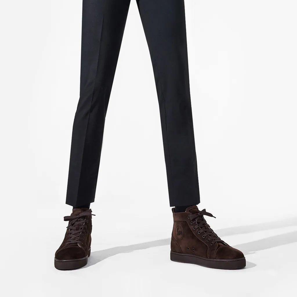High-Top Lace-Up Casual Sneakers