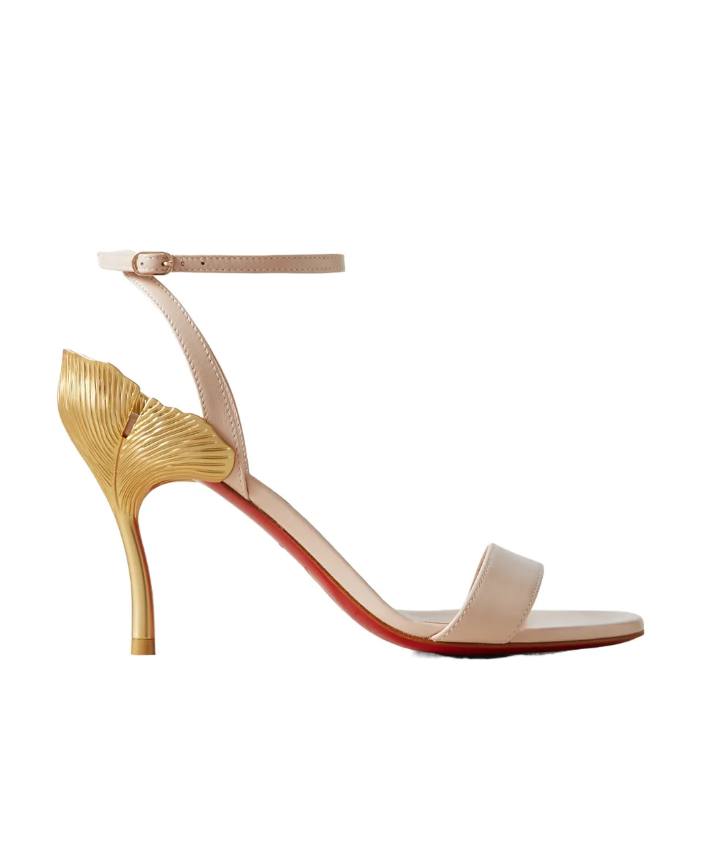 Leaf High Heels Sandals