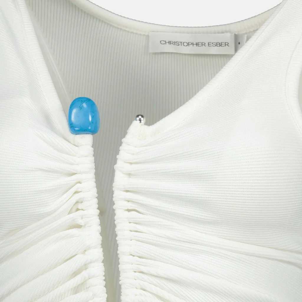 Crystal-Embellished Tank Top
