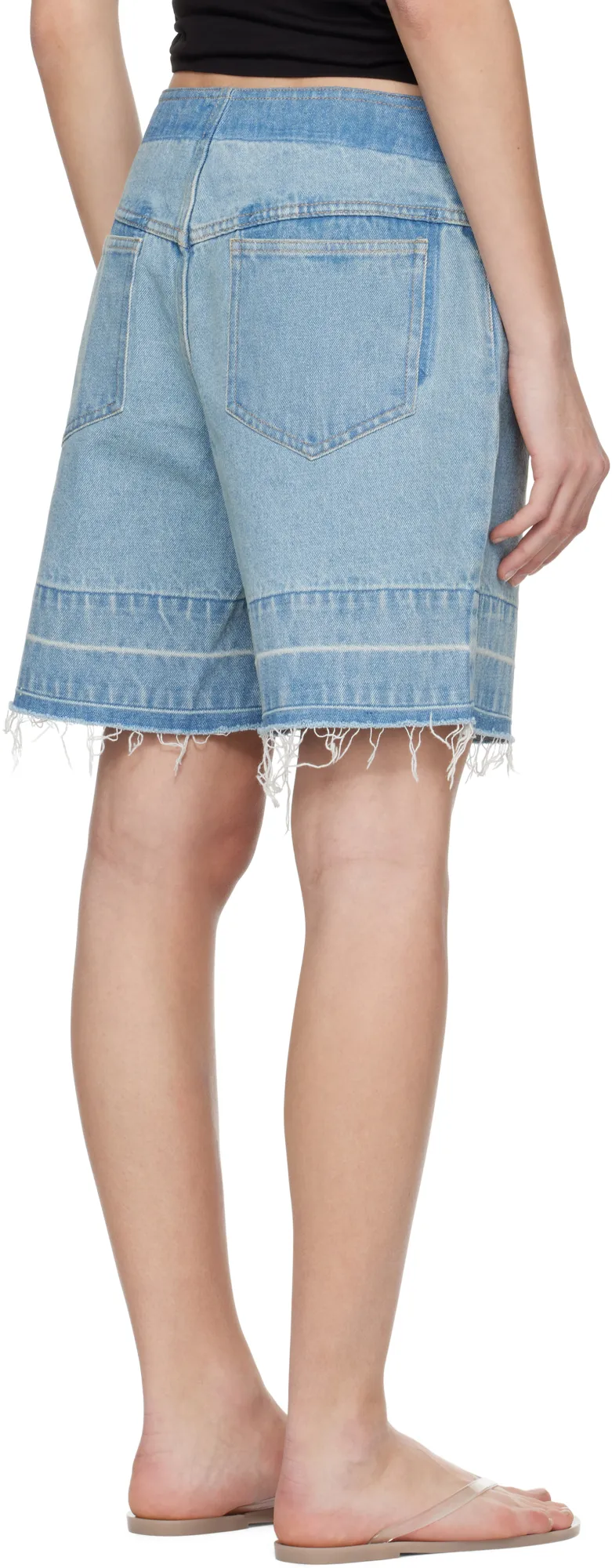 Deconstruct Denim Shorts