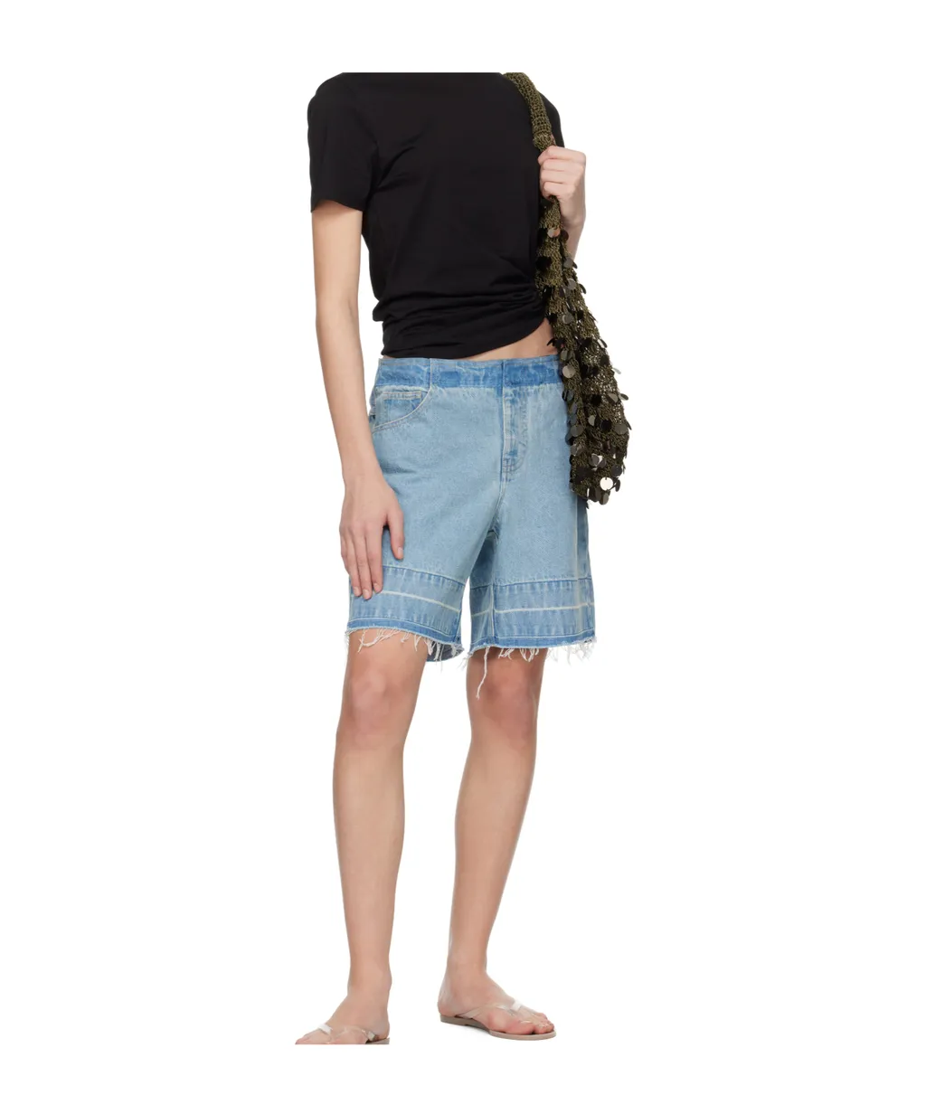 Deconstruct Denim Shorts