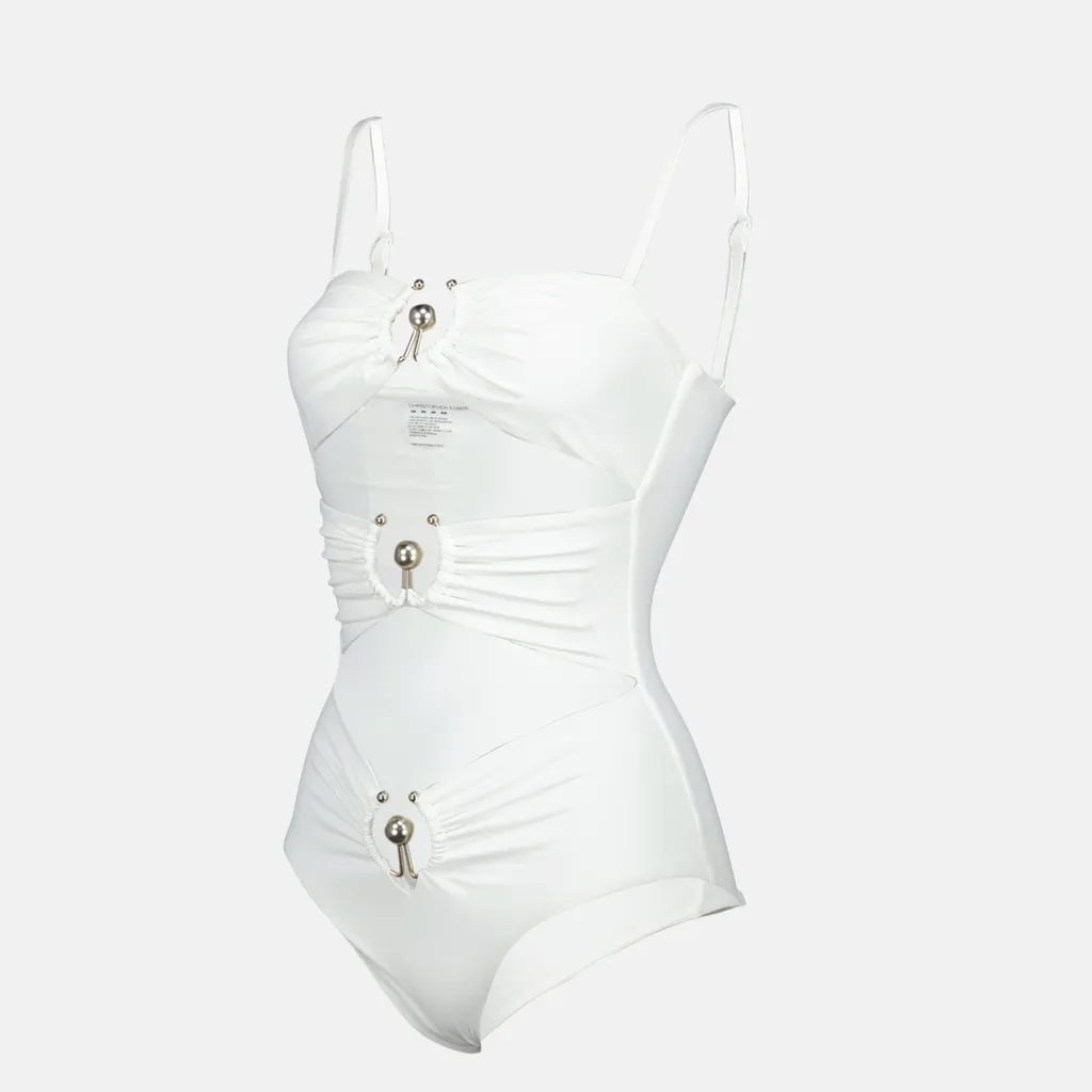 Square Neck Cut-Out Swimsuit