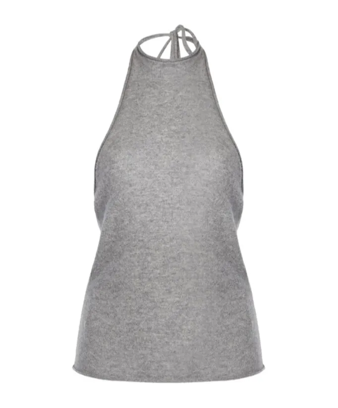Halterneck Cashmere Top