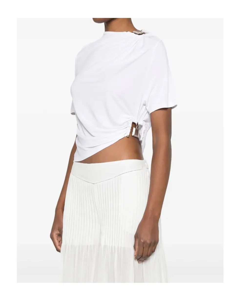 Asymmetrical Neckline T-Shirt