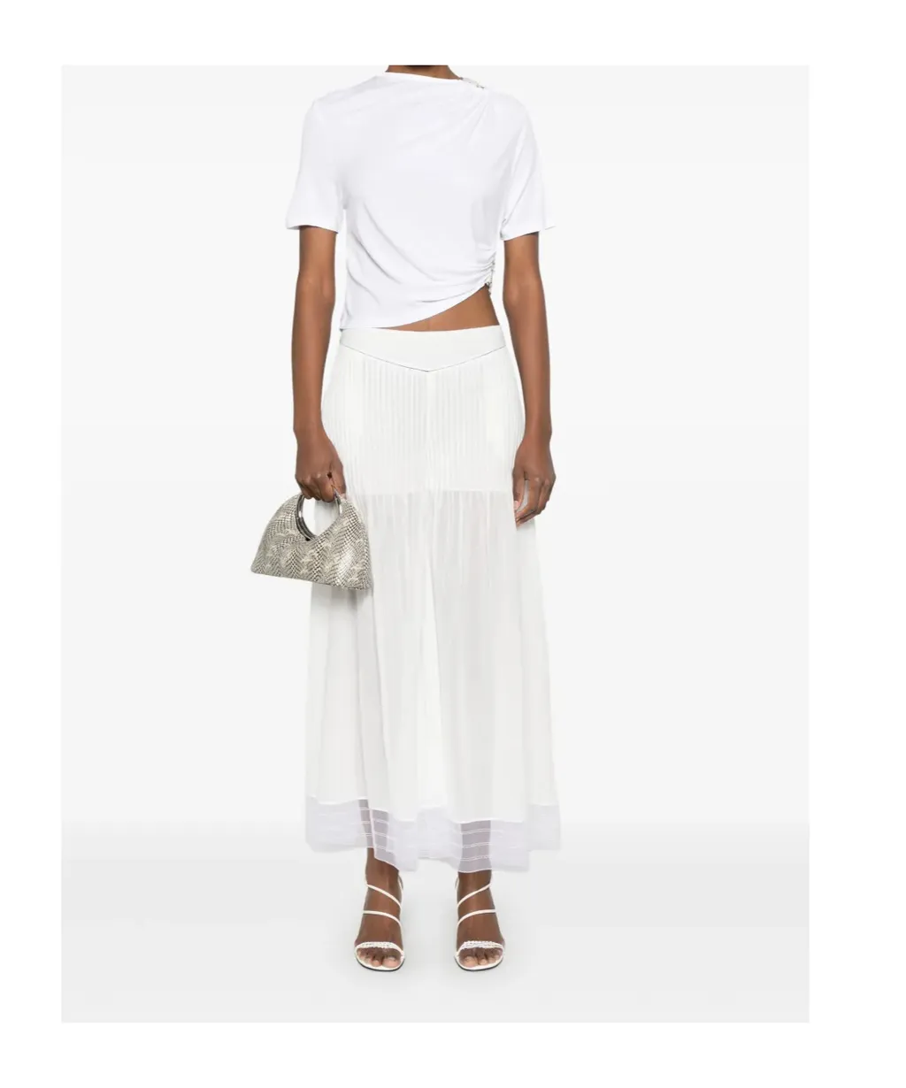 Asymmetrical Neckline T-Shirt