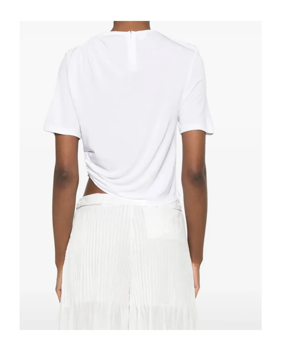 Asymmetrical Neckline T-Shirt