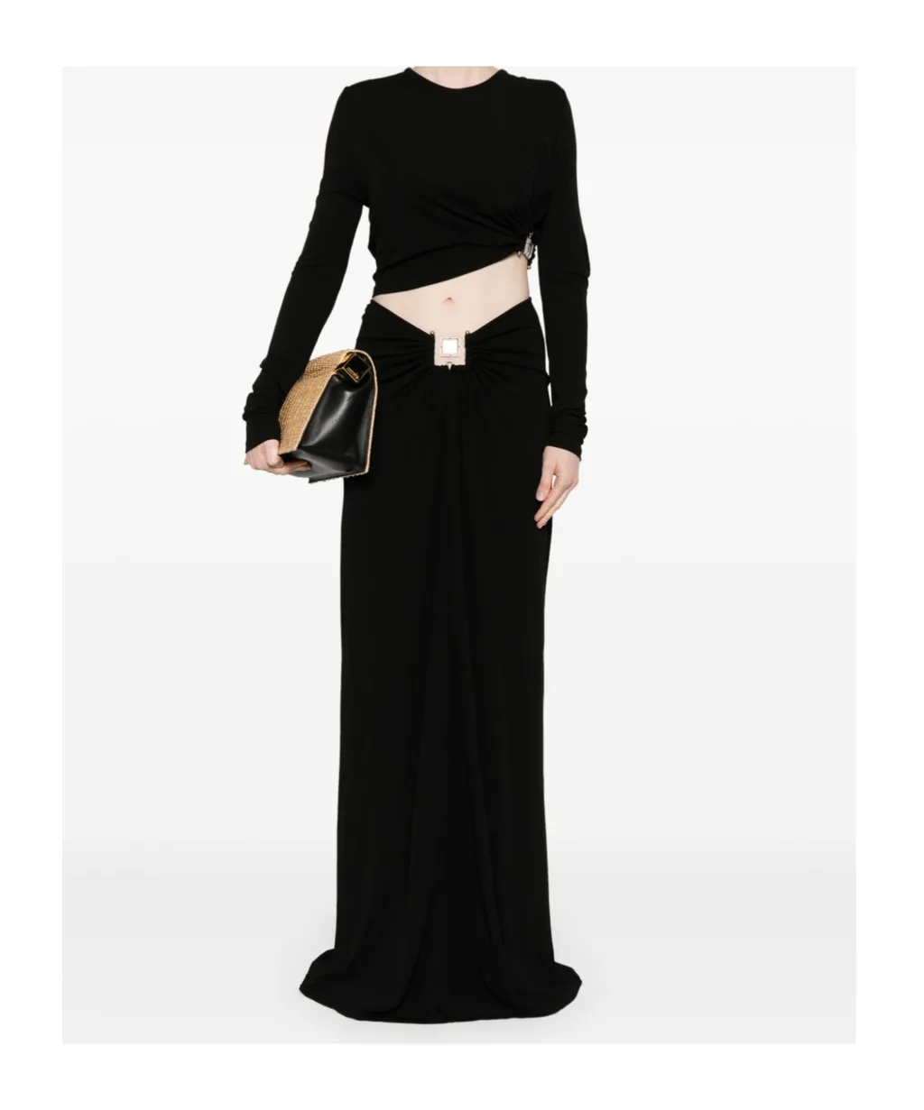 Bezel Quartz Long-Sleeve Top