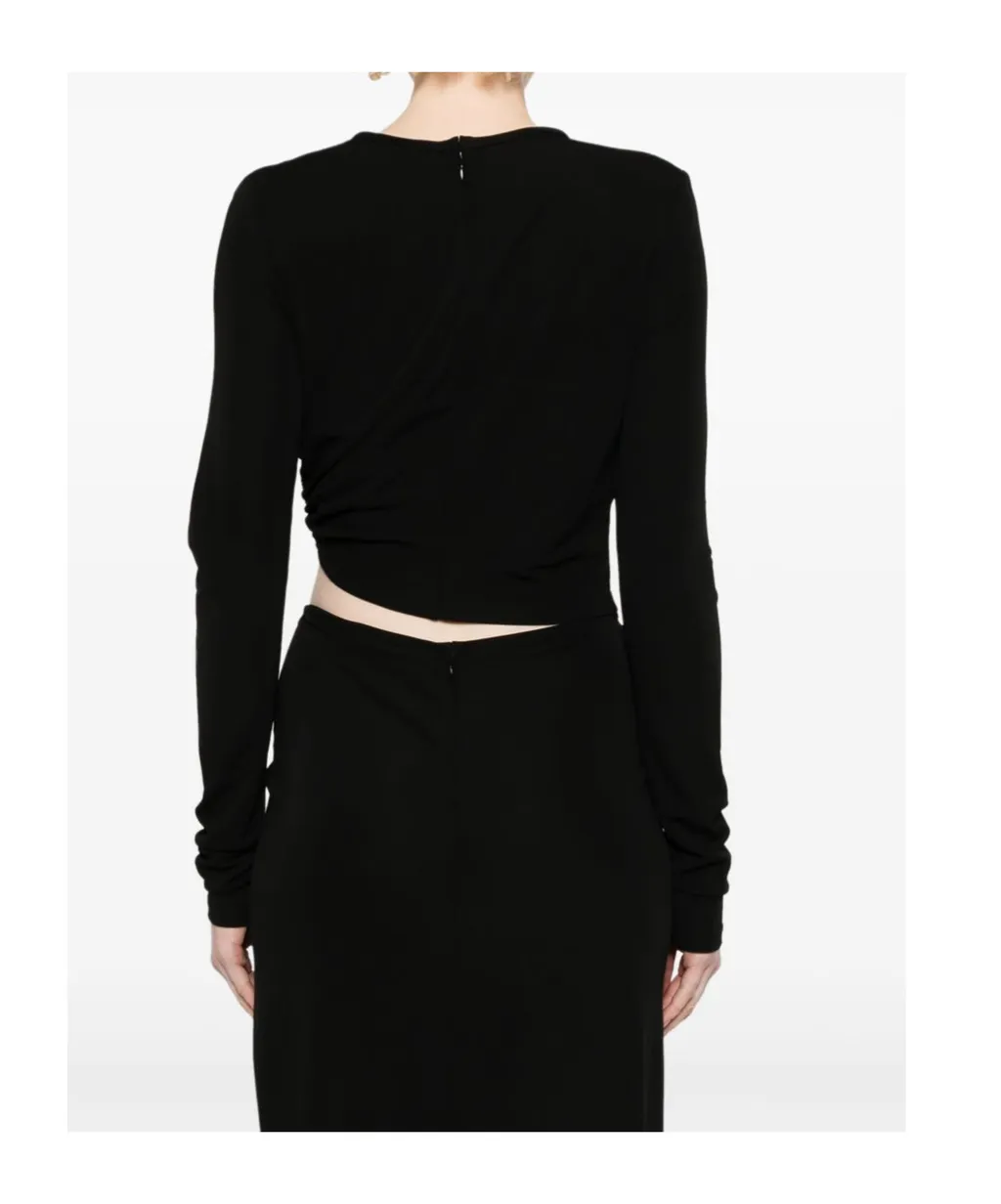 Bezel Quartz Long-Sleeve Top