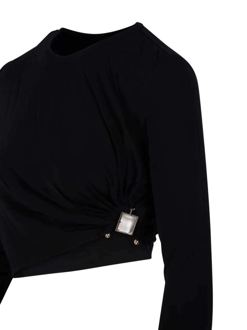 Bezel Quartz Long-Sleeve Top