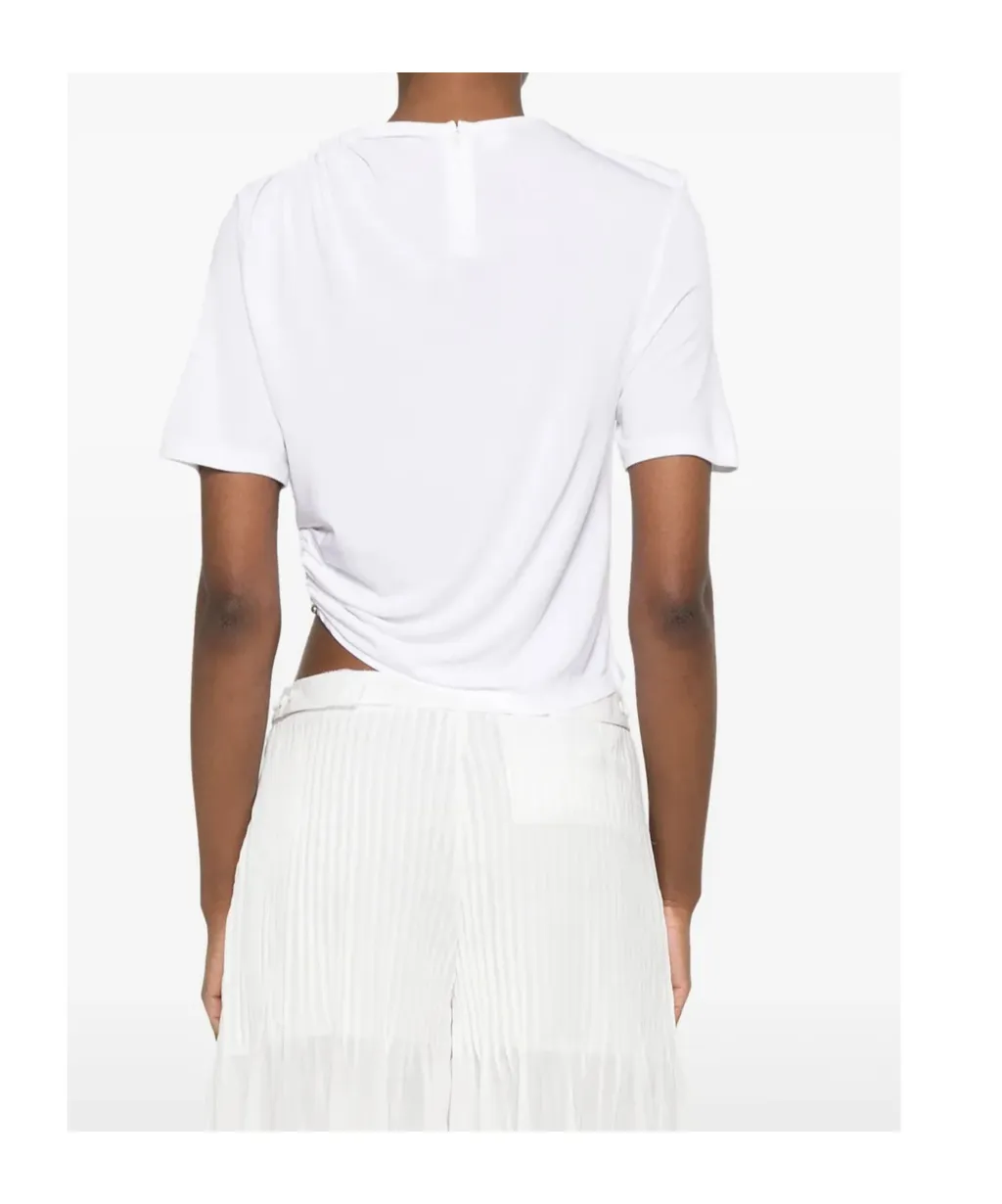 Asymmetrical Neckline T-Shirt