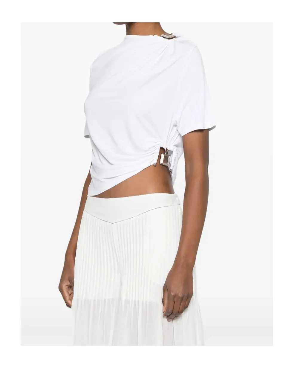 Asymmetrical Neckline T-Shirt