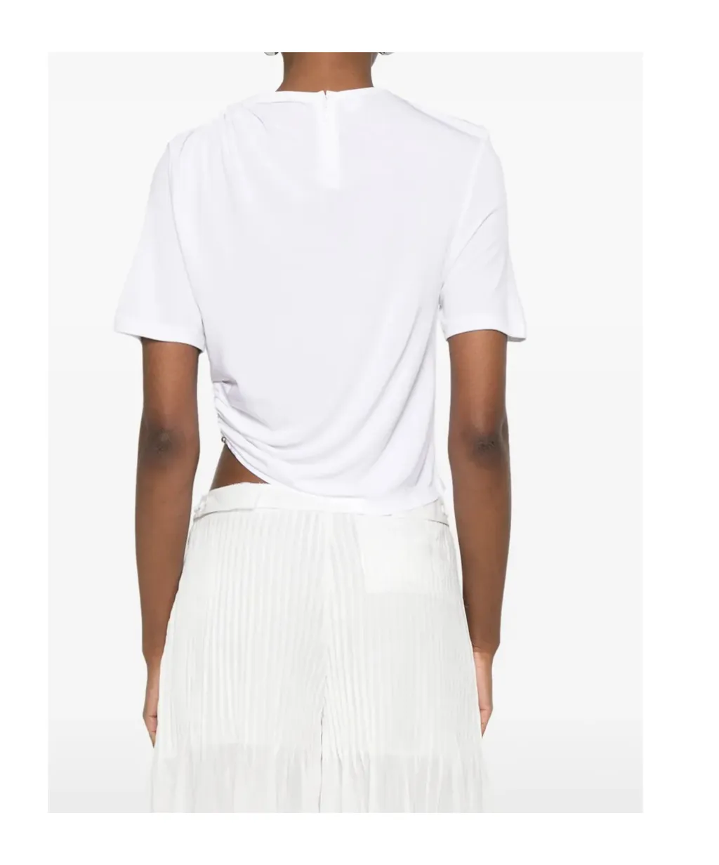 Asymmetrical Neckline T-Shirt