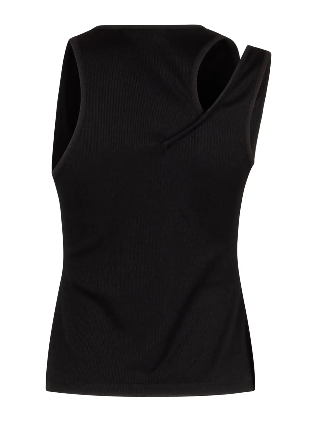 One-Shoulder Ribbed Top