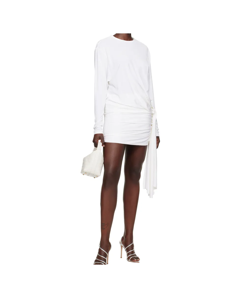 Side Cowl Draped Dress