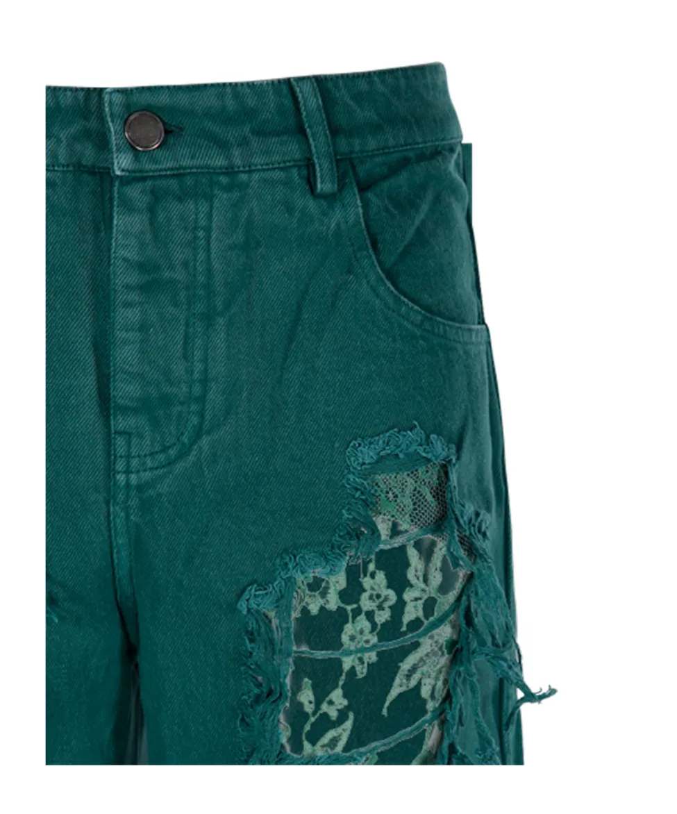 Arboreal Wide-Leg Jeans