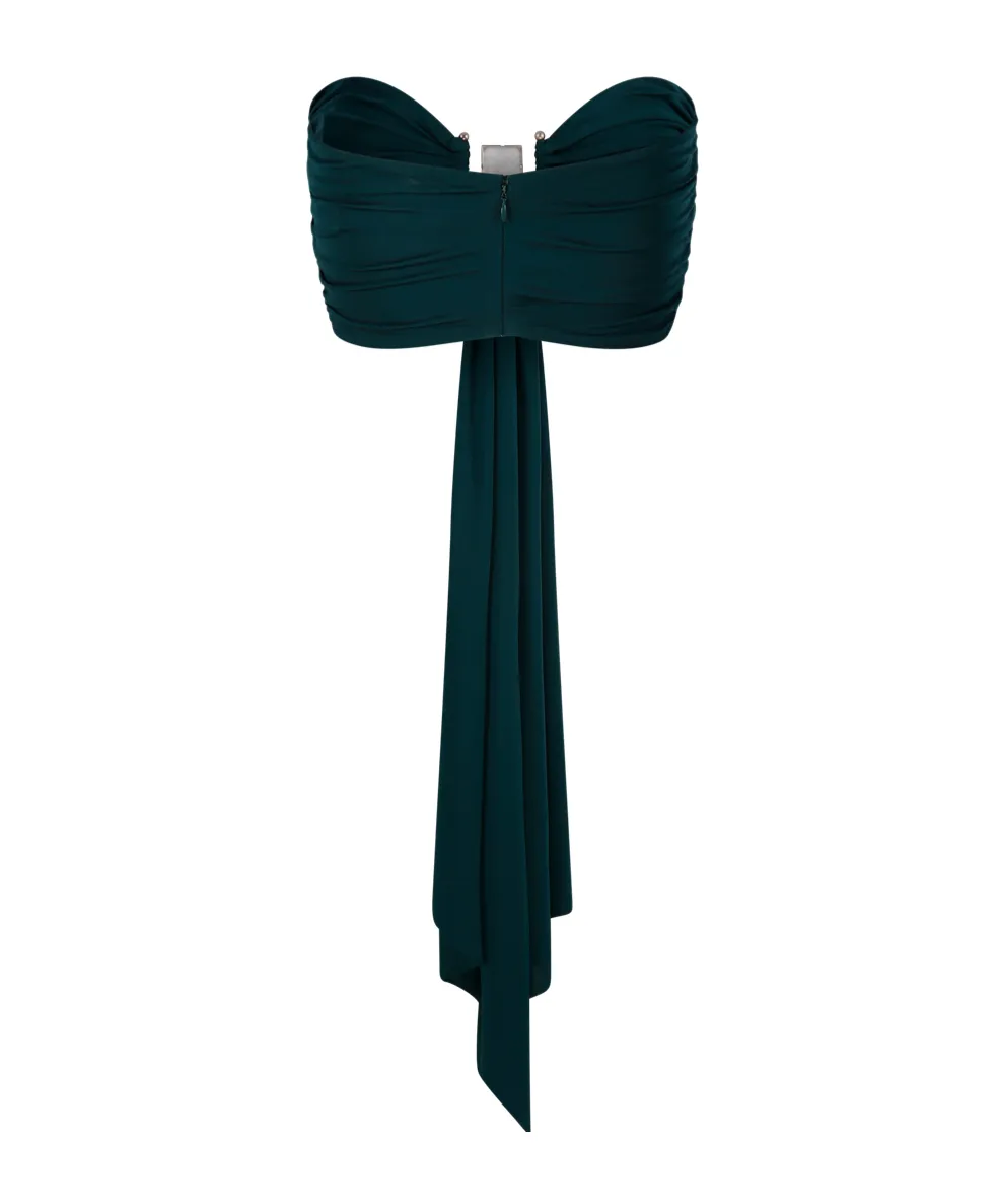Bezel Quartz Drape Top