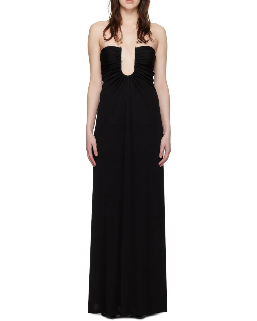 Ruched Strapless Dress
