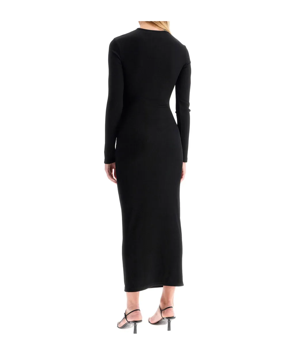 Orbit Cut-Out Detailed Midi Dress