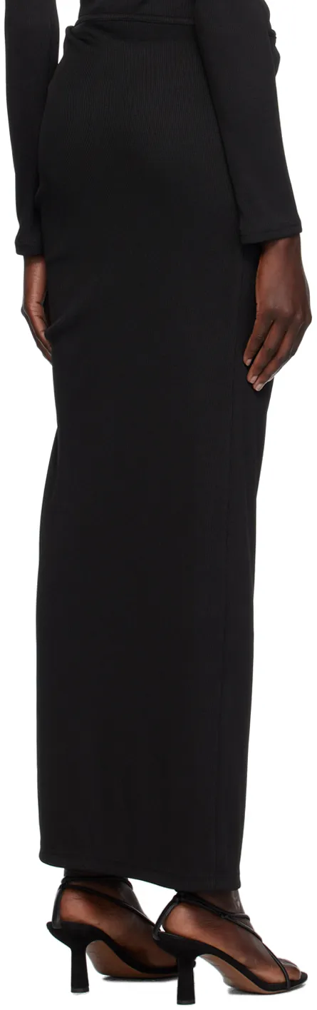 Cut-Out Ribbed Skirt