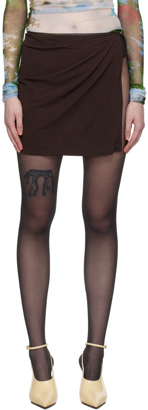 Wrapped Mini Skirt