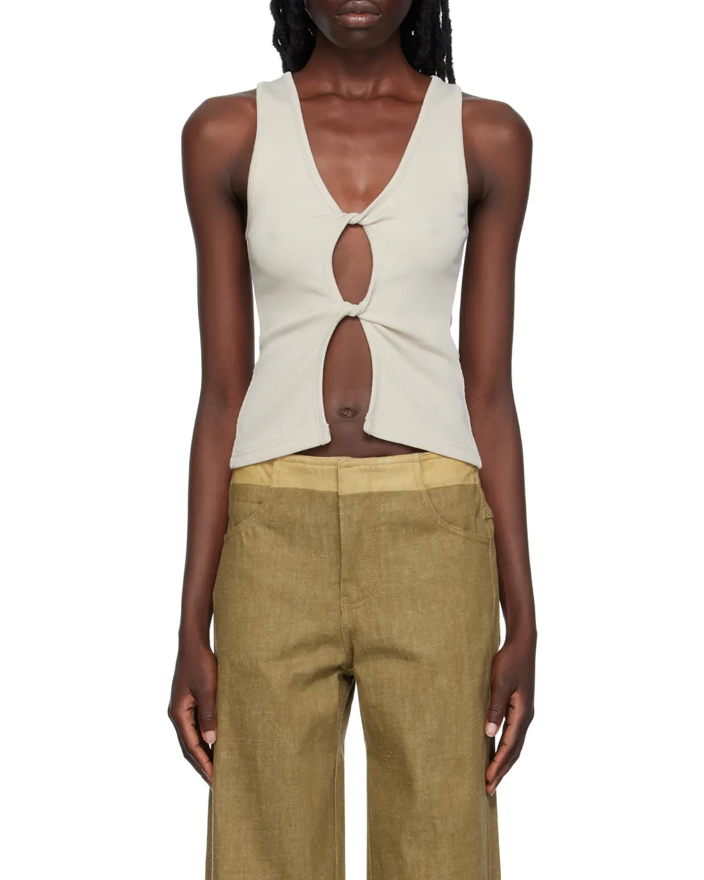 Open Twist Tank Top
