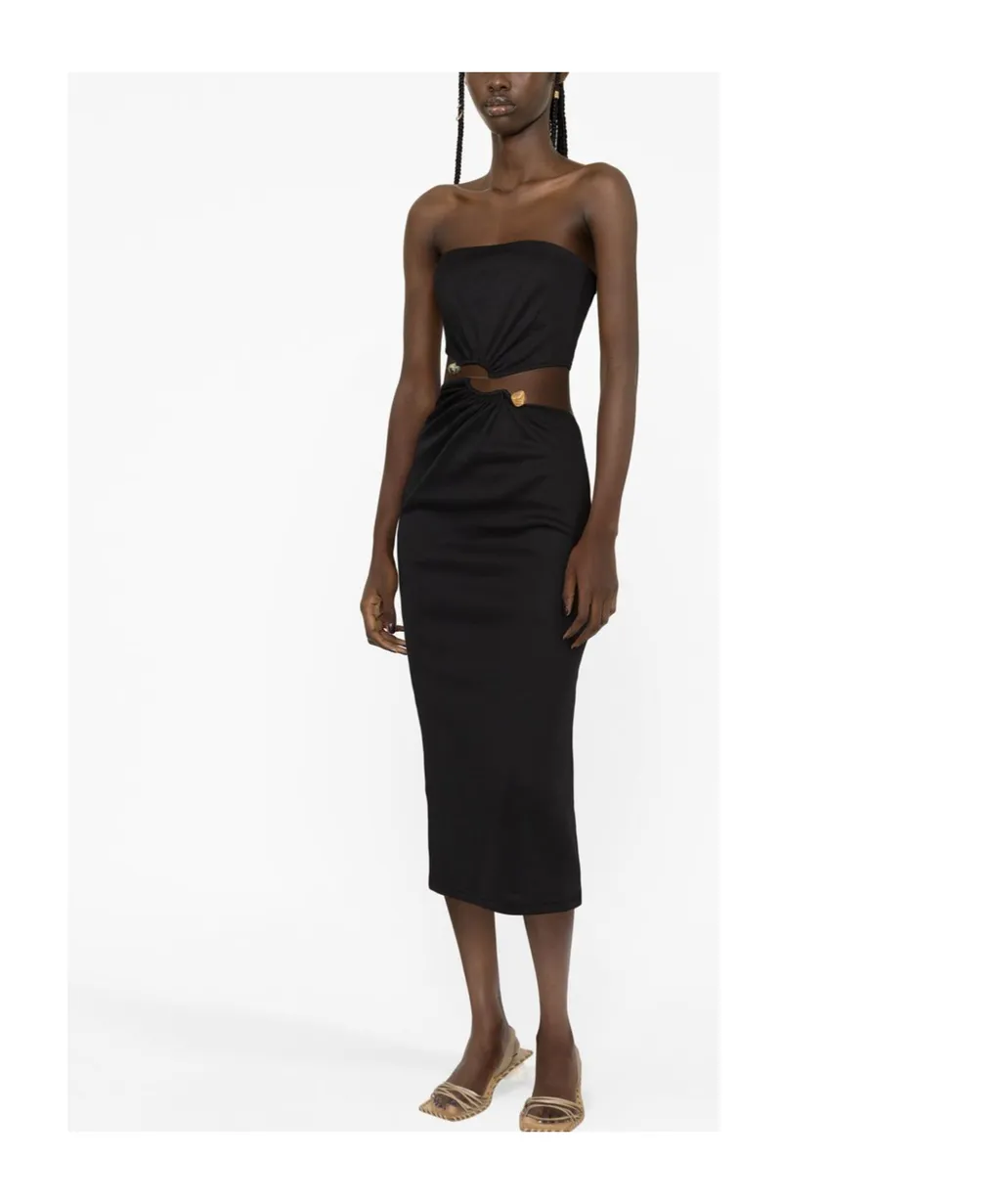 Distort Strapless Dress