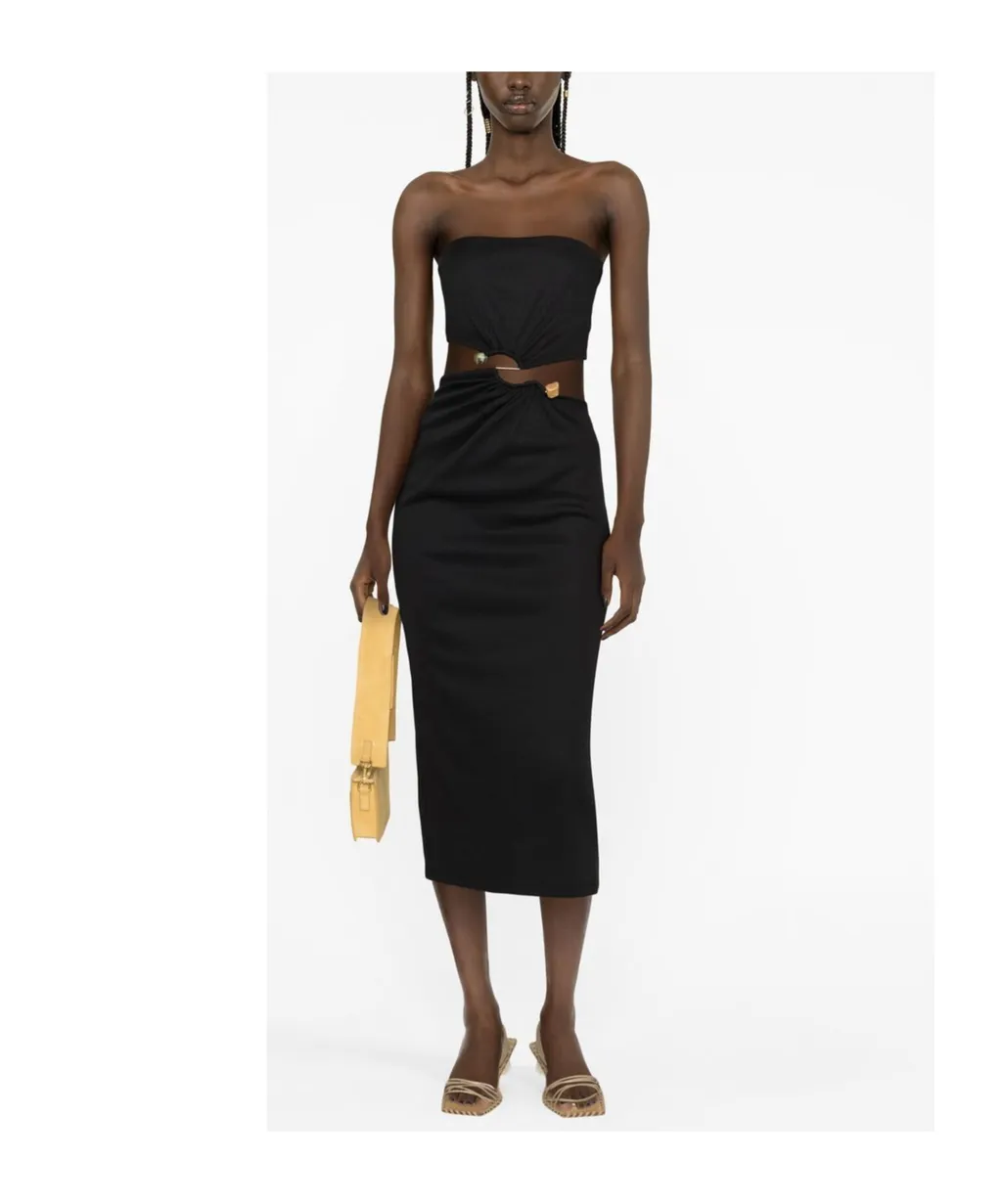 Distort Strapless Dress