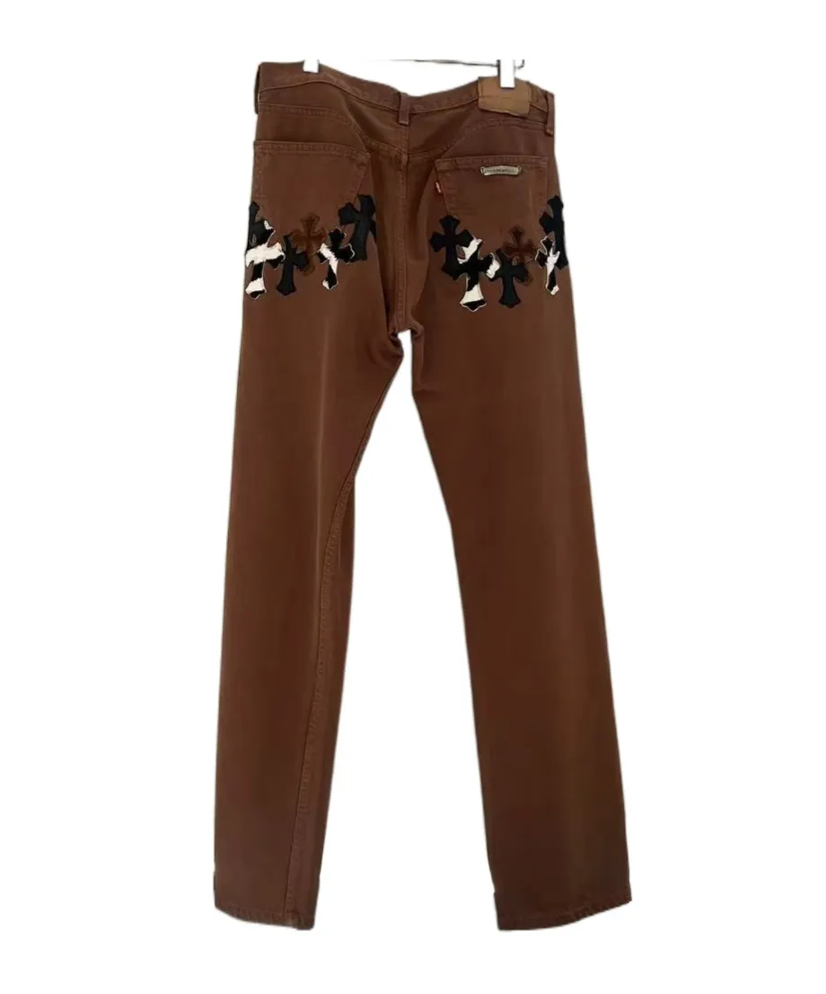 Cross-Patch Jeans