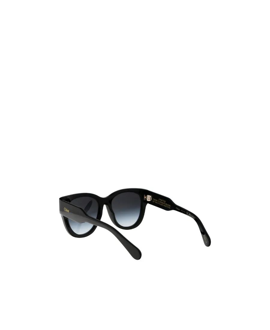 Logo-Print Round-Frame Sunglasses