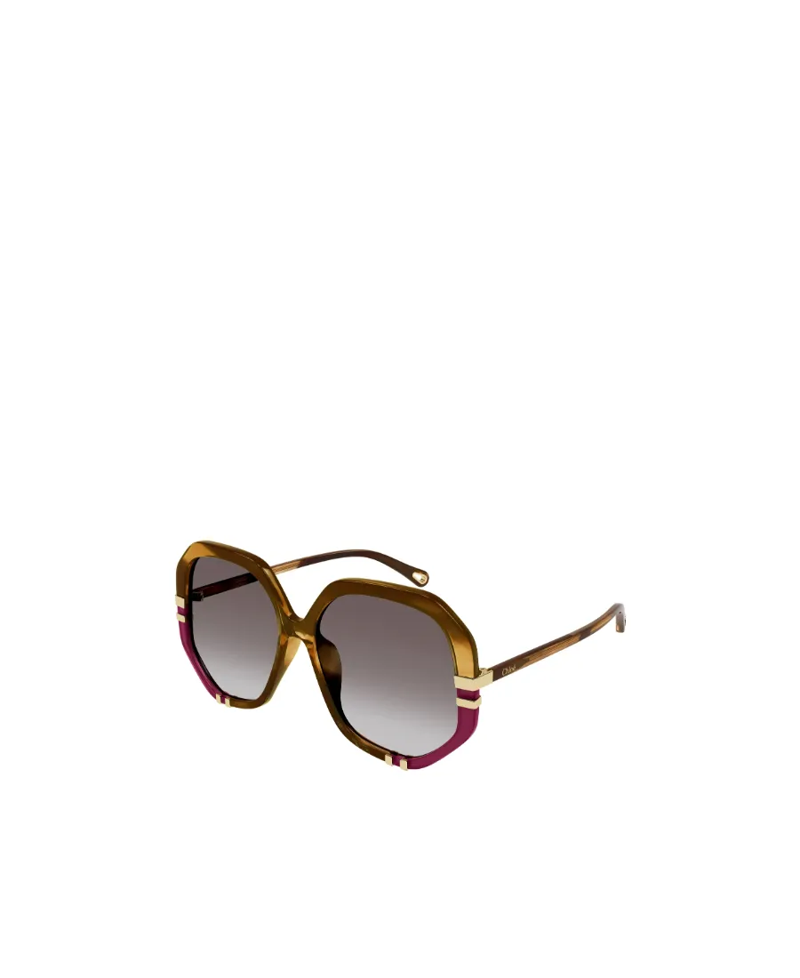 Geometric-Frame Sunglasses